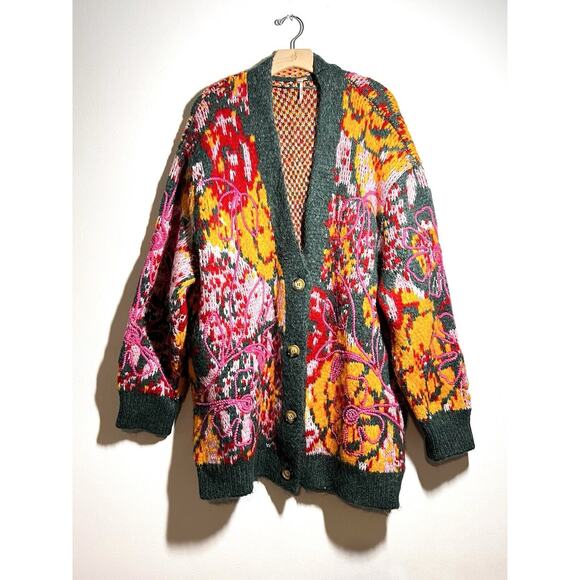 Free People Cozy Crew Neck Sweater in Multicolor - Picture 3 of 8